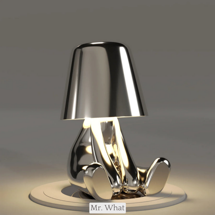 Lighting lamp for Thinkers - BrightMind-Silver-Mr. Wat-The Livary