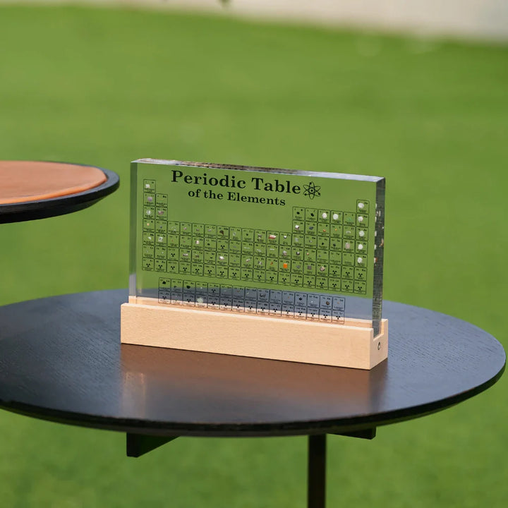 Illuminated Periodic Table with Real Elements - Elementa-Small-The Livary