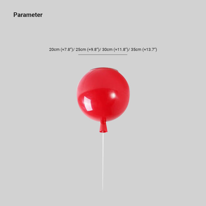 Compact Modern LED Balloon Ceiling Light - AuraLite-7.87 in-White-The Livary
