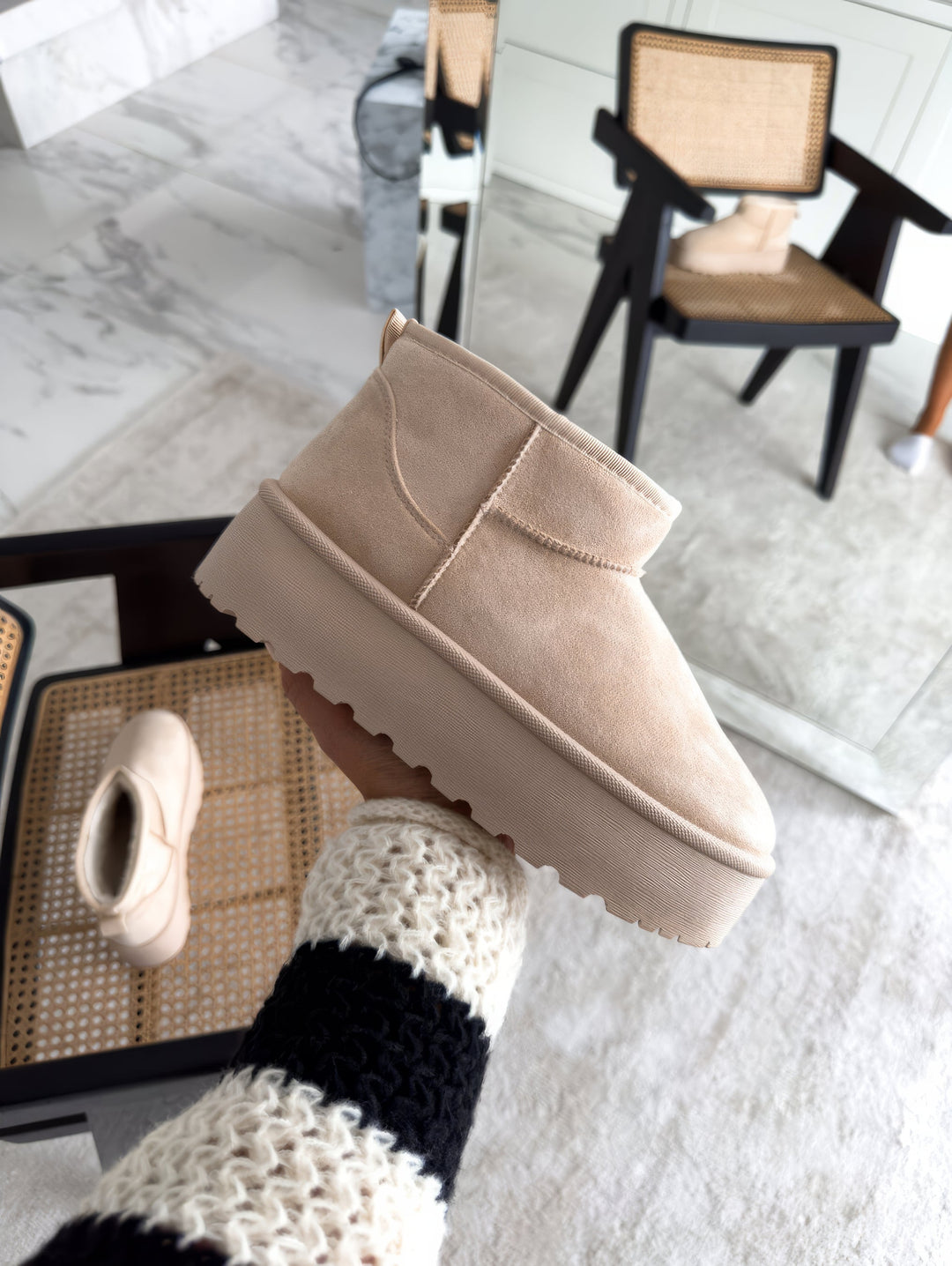Ladies Winter Boots - WinterWalker-Beige-3.5-The Livary