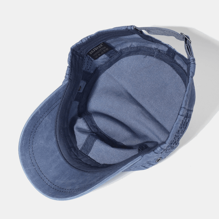 Adjustable Military Men's Cap – Mason-Blue-The Livary