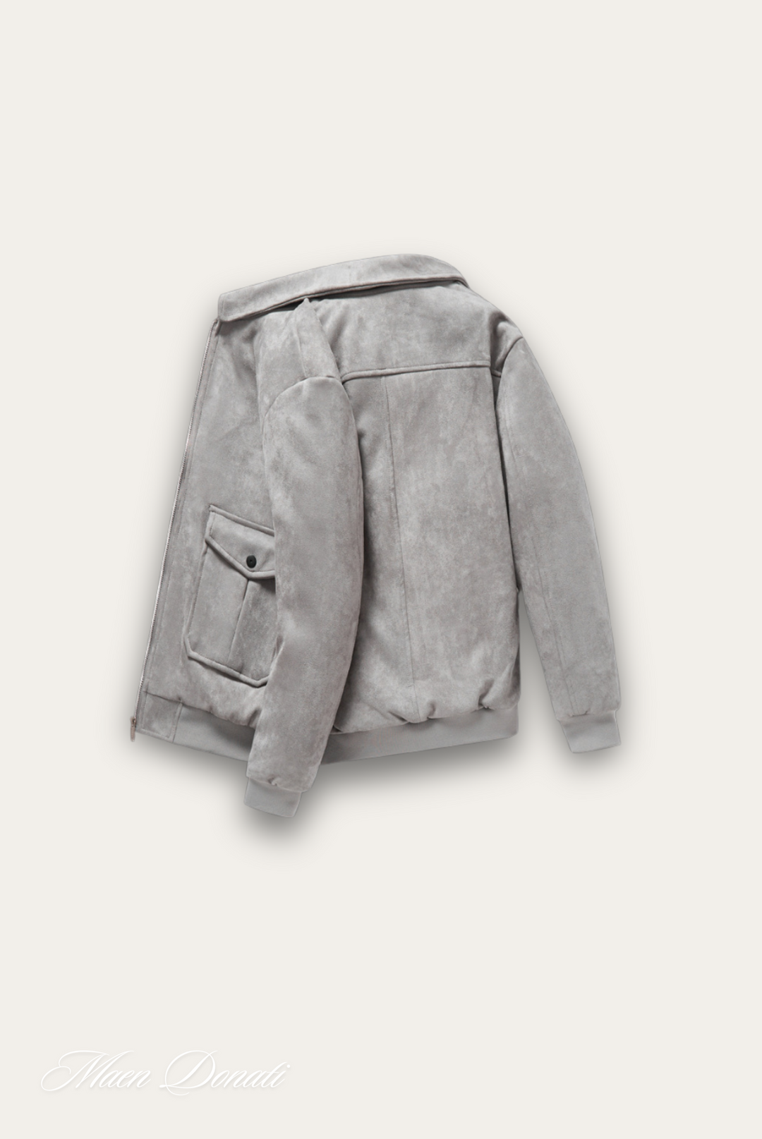 Trendy Grey Men's Jacket – Matteo-M-The Livary
