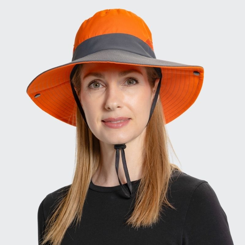 Unisex Sun Hat - Clara | The Festival Must-have!-Orange-The Livary