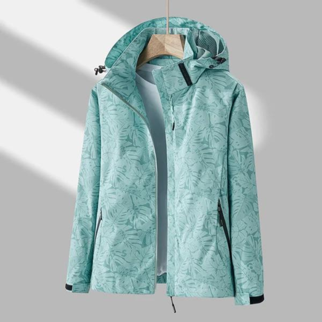 Waterproof Windbreaker for Women - Sophie-Blue-M-The Livary