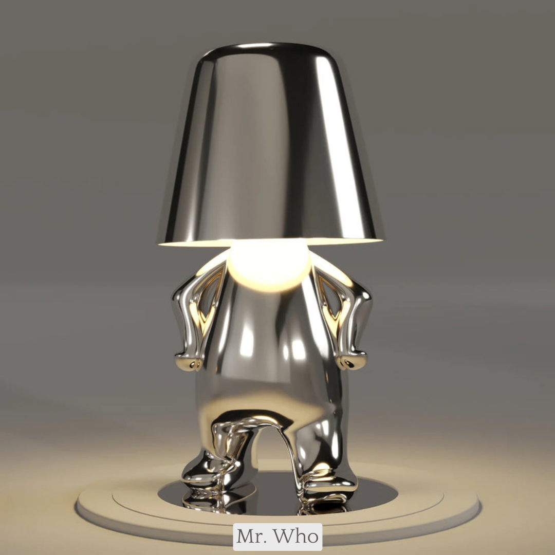 Lighting lamp for Thinkers - BrightMind-Silver-Mr. Wie-The Livary