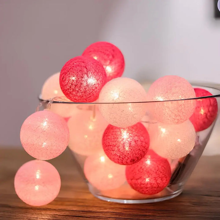 Atmospheric Ball String Lights - LumaBreeze-Candy-59.05 inch es-USB-The Livary