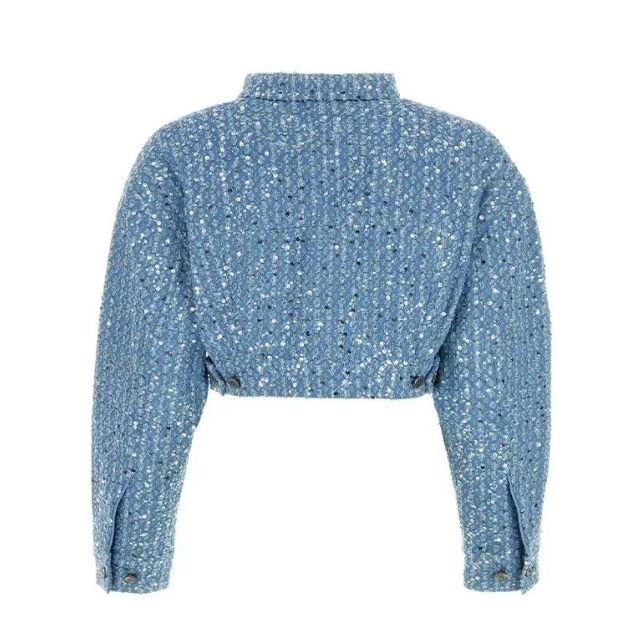 Denim Set with Sequins - Nova-Blue-XS-The Livary