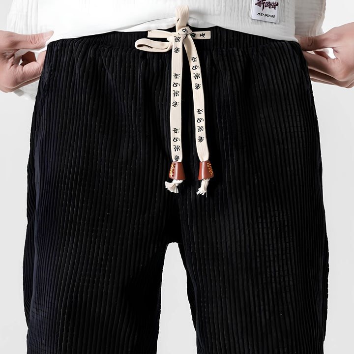 Unisex Ribbed Corduroy Trousers – Renji-Blue-S-The Livary