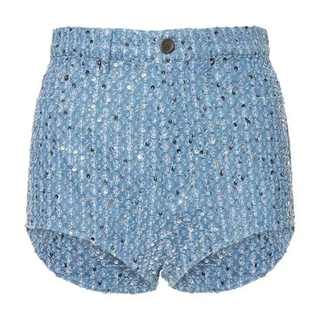 Denim Set with Sequins - Nova-Blue-XS-The Livary