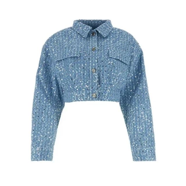 Denim Set with Sequins - Nova-Blue-XS-The Livary