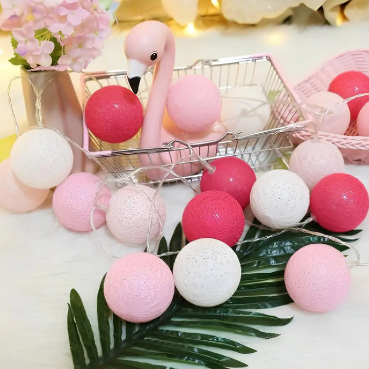 Atmospheric Ball String Lights - LumaBreeze-Candy-59.05 inch es-USB-The Livary
