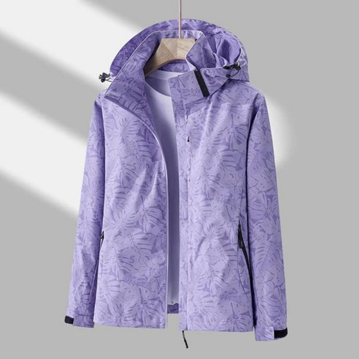 Waterproof Windbreaker for Women - Sophie-Purple-M-The Livary