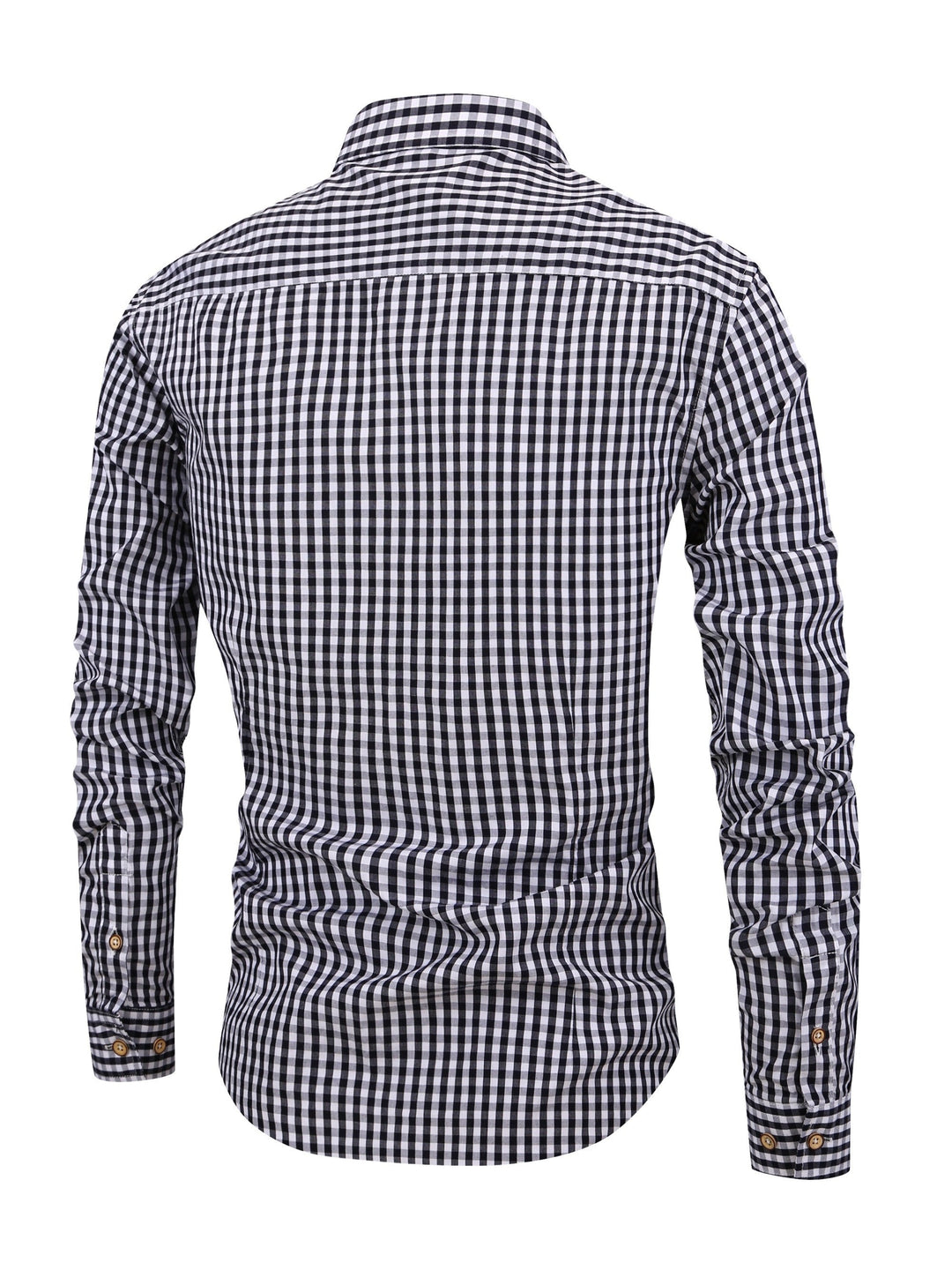 Checked Men’s Shirt with Comfortable Fit - Jules-Dark blue-XS-The Livary