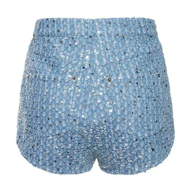 Denim Set with Sequins - Nova-Blue-XS-The Livary