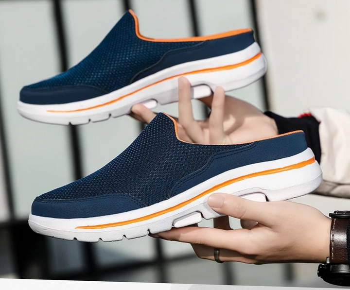 Orthopaedic barefoot comfort shoes for men – Marlon-Blue-6-The Livary