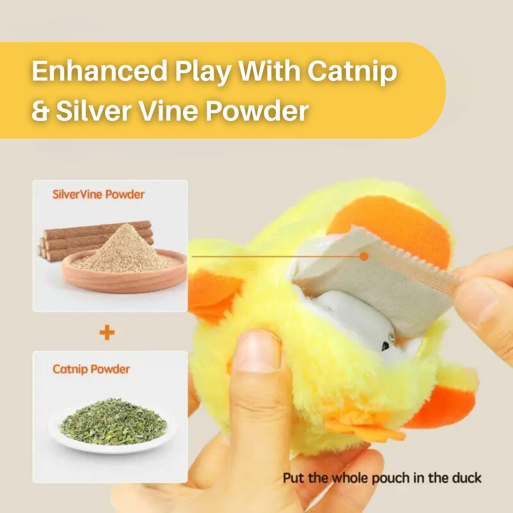 Flapping Duck Toy for Cats - DuckDash™ (1+1 FREE)-The Livary