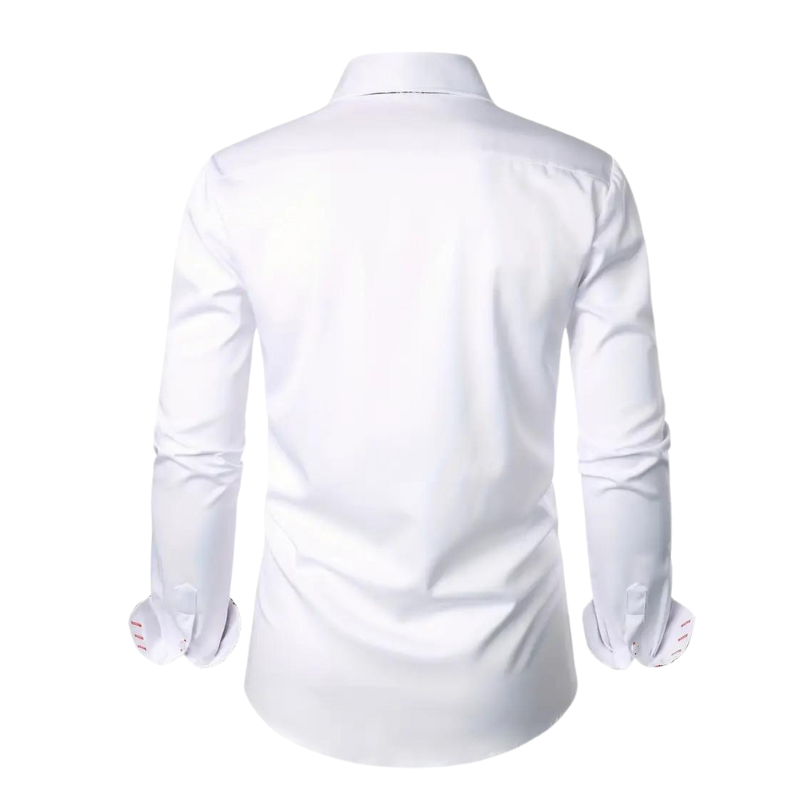 Elegant party shirt for men – Matteo-White-S-The Livary