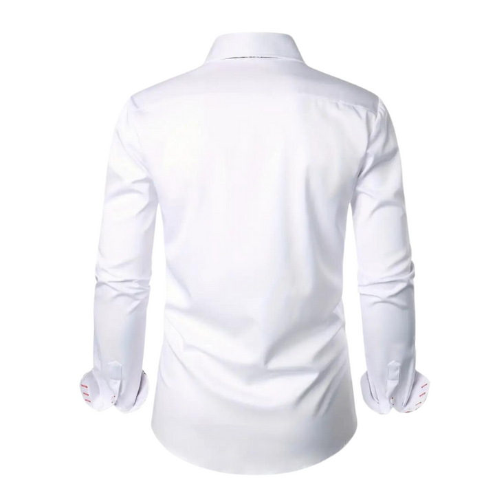 Elegant party shirt for men – Matteo-White-S-The Livary