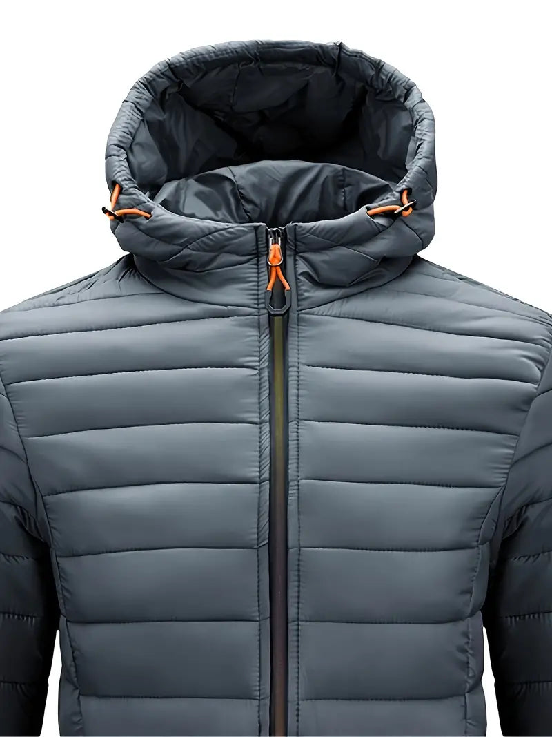 Ladies Winter Puffer Jacket with Hood - Arwen-Black-S-The Livary