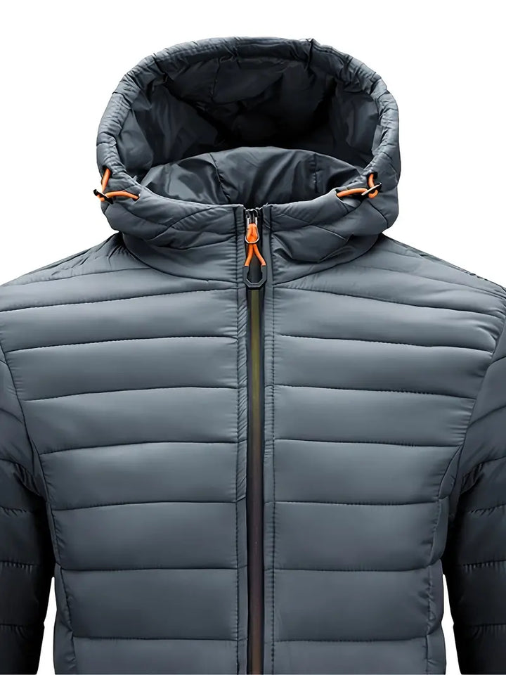 Ladies Winter Puffer Jacket with Hood - Arwen-Black-S-The Livary