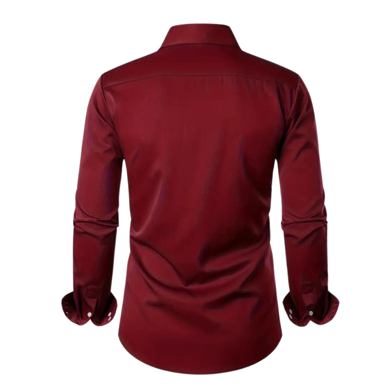 Elegant party shirt for men – Matteo-White-S-The Livary