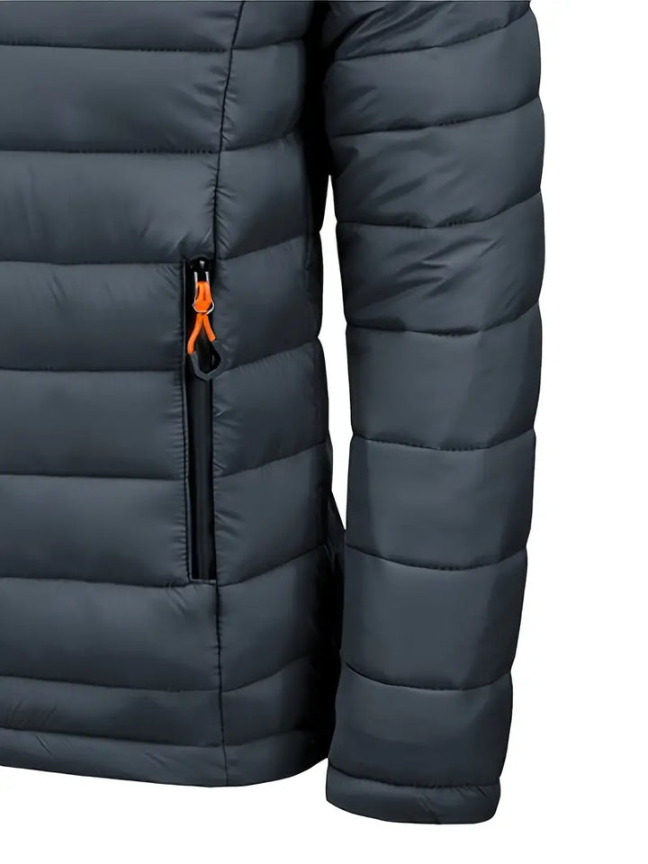 Ladies Winter Puffer Jacket with Hood - Arwen-Black-S-The Livary