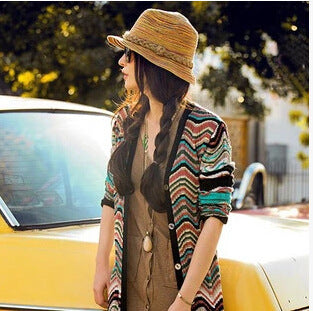 Stylish women's summer hat made of lightweight pepper grass – Maddy-The Livary