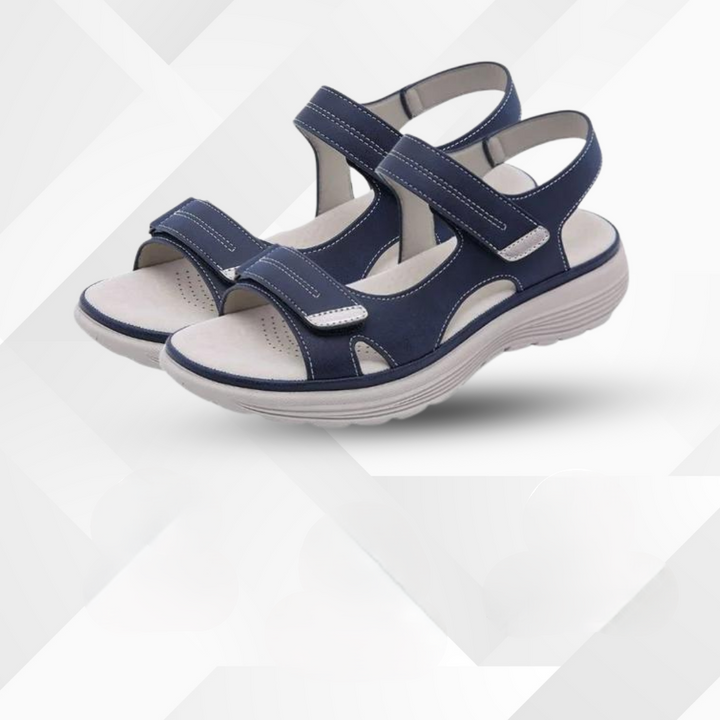Orthopaedic bunion sandals for women – Celina-Blue-2.5-The Livary