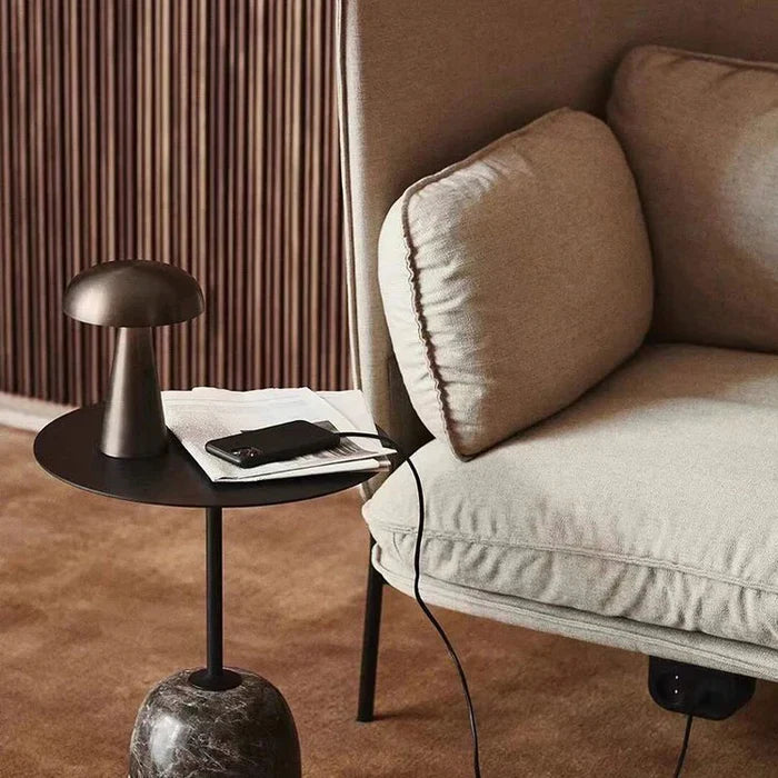 Stylish Portable Table Lamp - ShroomLite-Gold-The Livary