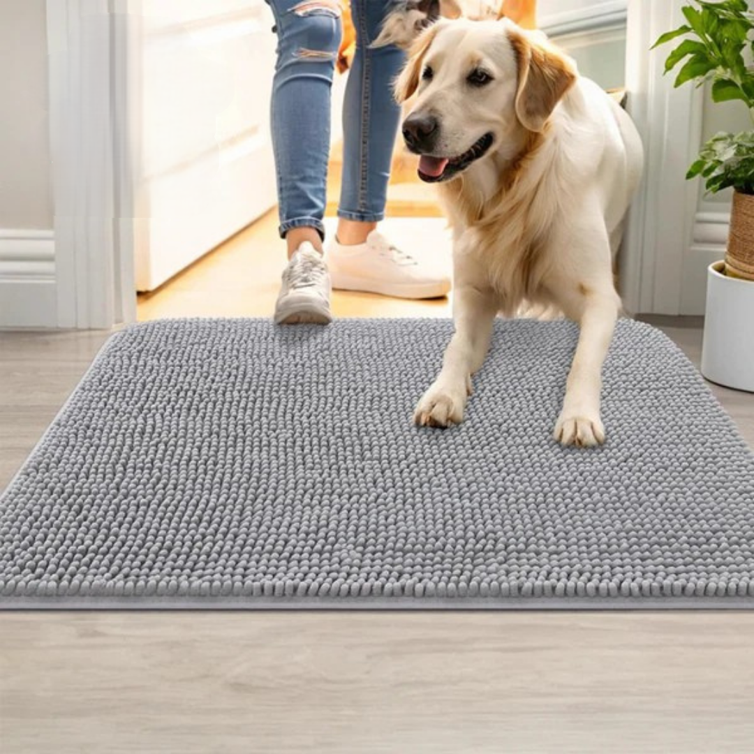 Super Absorbent Dog Mat – PawMat-Beige-15.8×23.6in-The Livary