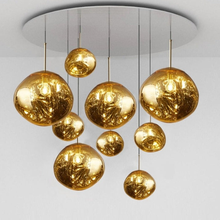 Modern LED Pendant Lamp – Lumaé-Rose gold-15CM-The Livary