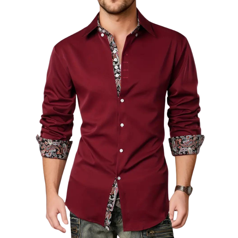 Elegant party shirt for men – Matteo-White-S-The Livary