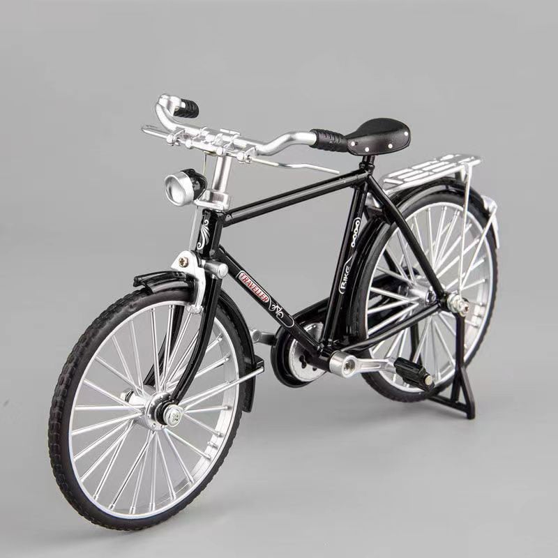 DIY Bike Model Scale - RetroCycle-Black (Finished)-The Livary