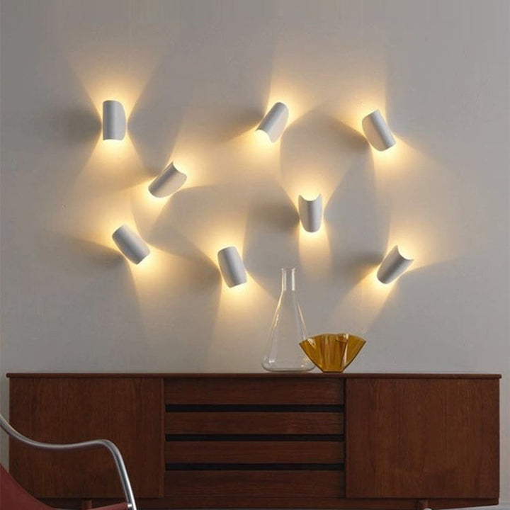 Modern Coloured Wall Lamp - ColorVibe-Red-The Livary