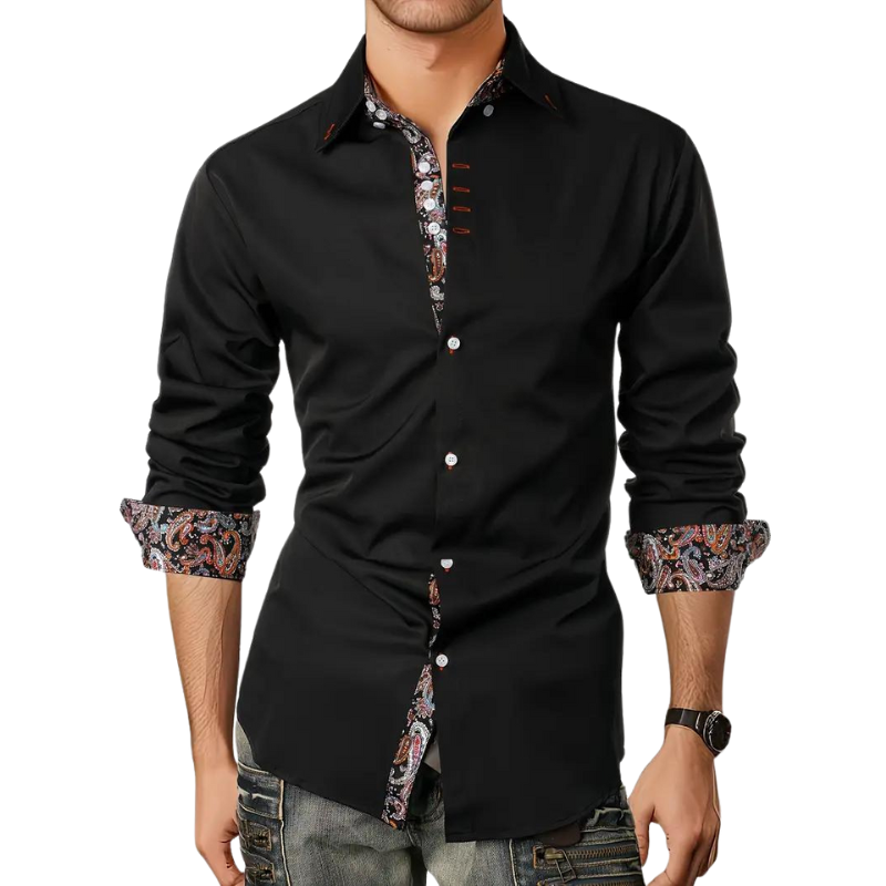 Elegant party shirt for men – Matteo-White-S-The Livary