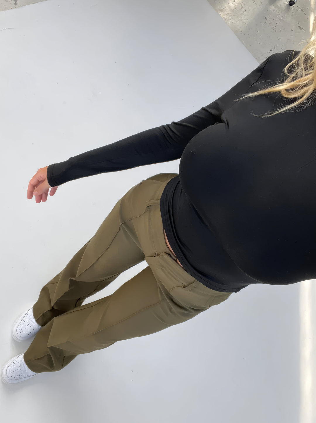 Stylish High-Waisted Trousers - Luna-Black-S-The Livary
