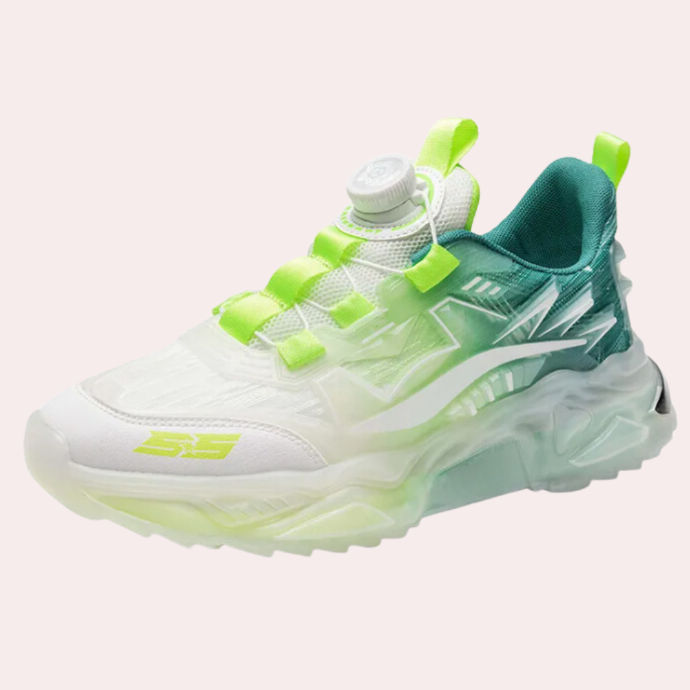 Stylish Sneakers for Men - Nero-Green-6-The Livary