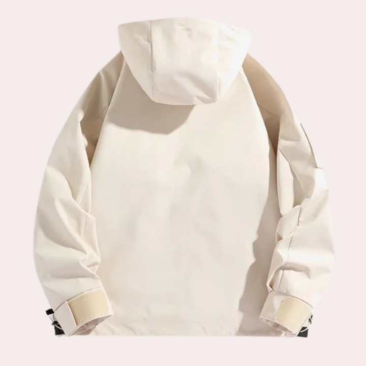 Lightweight Windbreaker for Men - Victor-Beige-S-The Livary