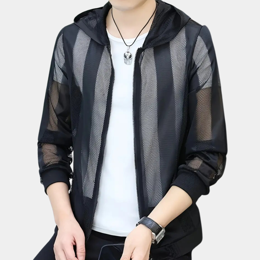 Lightweight Summer Jacket with Hood for Men - Vince-S-The Livary