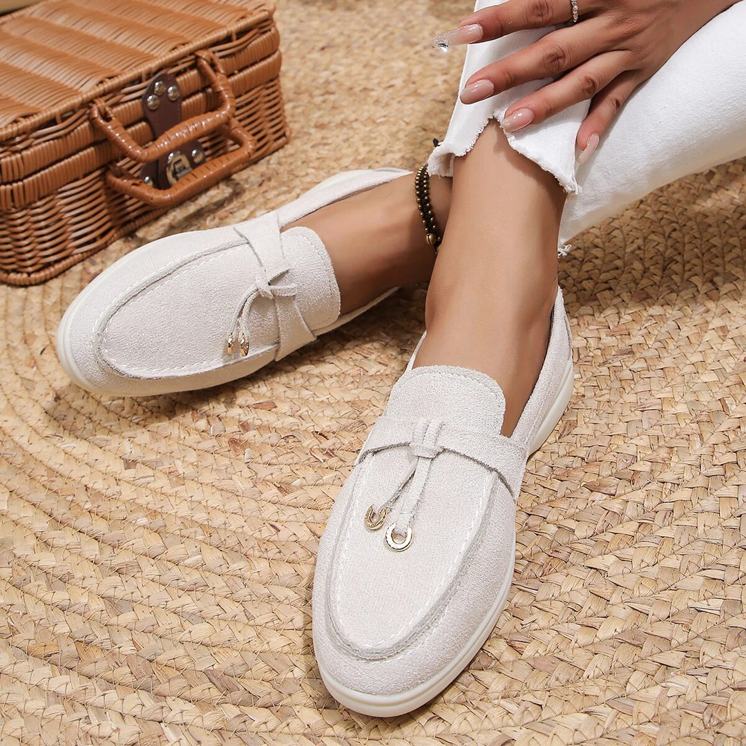 Comfort Loafers - Avery-White-3.5-The Livary