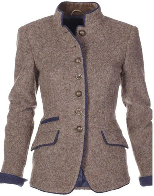 Stylish Plain Women's Jacket - Nova-S-The Livary