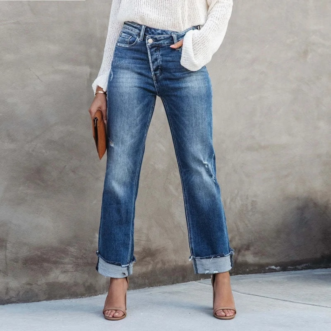 Comfortable Ladies Jeans - Elise-S-The Livary
