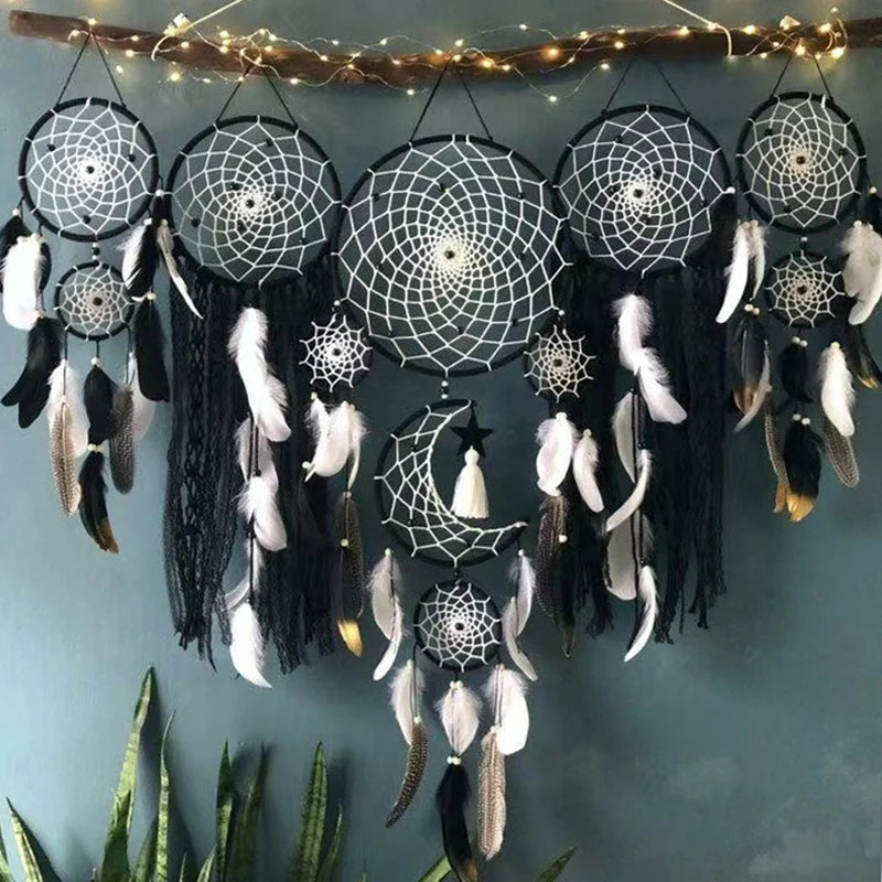 Bohemian Dreamcatcher Set – Lunavia-Black-The Livary