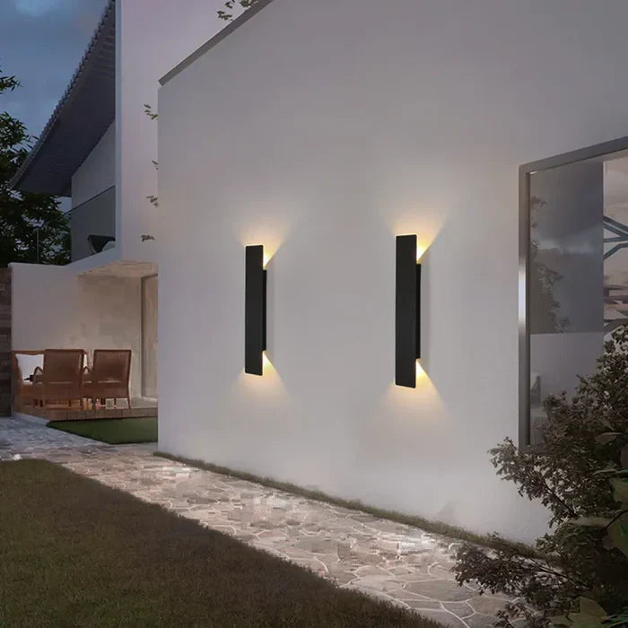 Weatherproof Outdoor Wall Lamp - StormGlow-Warm White-2W 2.13 inches *3.82 inches*1.37 inches-White-The Livary