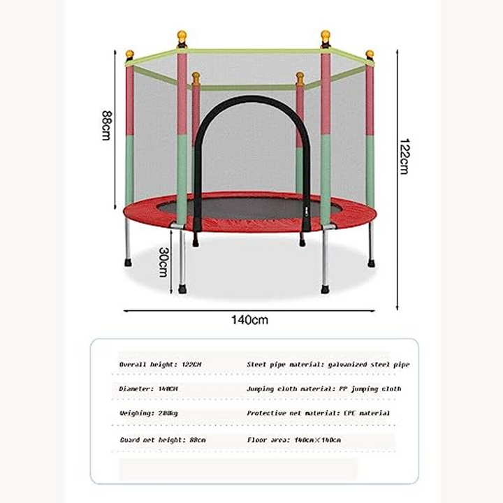 Children's trampoline with safety net – Jumpie KidsTramp-The Livary