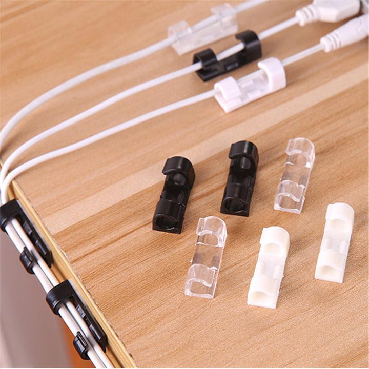Finisher wire clamp-Transparent-20 pieces-The Livary