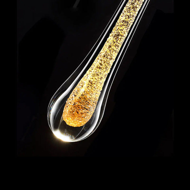 Drop-shaped Wall Lamp with Warm Glow - Solena-Gold-The Livary