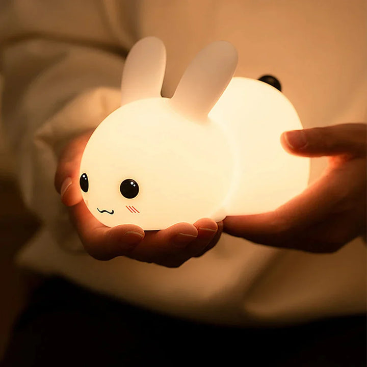 Cute Bunny Night Light - BunnyGlow-Warm Wit-The Livary