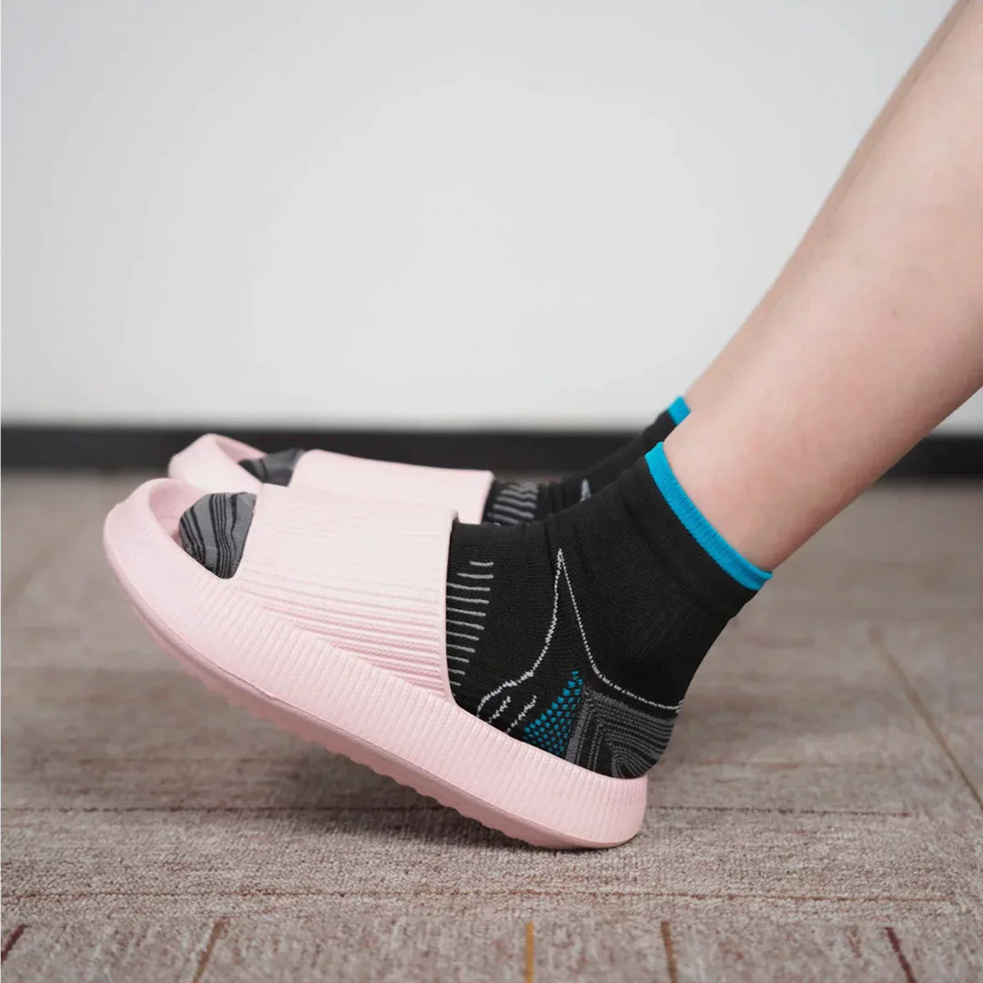 Compression socks - TheraSupport-2 pairs black + 2 pairs white-34-39-The Livary
