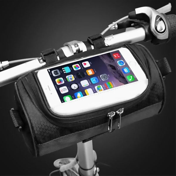 Waterproof Phone Bike Bag with Touchscreen Window - Velox-Dark blue-The Livary